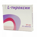 L-Тироксин таблетки 50мкг фото