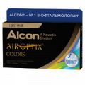 Линзы контактные &quot;Air Optix Colors&quot; 8.6 (-2.5) Brilliant blue фото