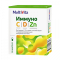 MultiVita Иммуно C D Zn капсулы по 637мг фото