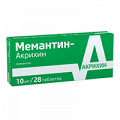 Мемантин-Акрихин таблетки 10мг фото