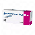 Аторвастатин-ТАД таблетки 20мг фото