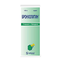 Бронхолитин сироп 125г фото