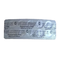 Парацетамол-УБФ таблетки 500мг фото