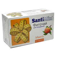 Фиточай &quot;Сантимин&quot; для похудения со вкусом манго фильтр-пакеты по 2г фото