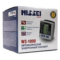 Прибор для измерения артериального давления и частоты пульса (тонометр) &quot;Nissei&quot; WS-1000 цифровой автоматический на запястье фото