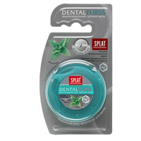 Зубная нить SPLAT DentalFloss с волокнами серебра, мятная фото