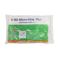 Шприцы инсулиновые BD Micro-Fine Plus U-100 0,5мл с иглой 0,3x8мм (30G) фото