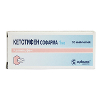 Кетотифен Софарма таблетки 1мг фото