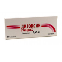 Дигоксин Гриндекс таблетки 0,25мг фото