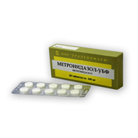 Метронидазол-УБФ таблетки 250мг фото
