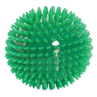Мяч игольчатый диаметр 10см зеленый М-110 фото