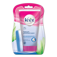 Крем для депиляции в душе &quot;Veet&quot; для чувствительной кожи 150мл фото