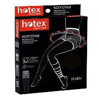 Колготки &quot;Hotex&quot; корректирующие с шортиками, цвет черный, размер универсальный фото
