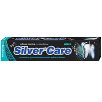 Зубная паста &quot;Silver Care&quot; Ultra с серебром без фтора 75мл фото