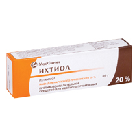 Ихтиол мазь 20% 30г фото