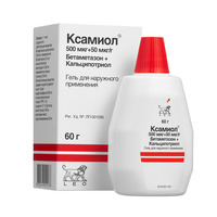 Ксамиол гель 500мкг+50мкг/г 60г фото