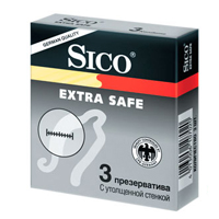 Презервативы &quot;Sico&quot; Extra Safe (с утолщенной стенкой, повышенной прочности) фото