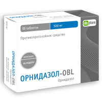 Орнидазол-OBL таблетки 500мг фото