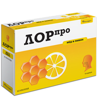 ЛОРпро Мед и лимон леденцы фото