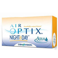 Линзы контактные &quot;Air Optix Night &amp; Day Aqua&quot; 8.6 (-8.0) фото
