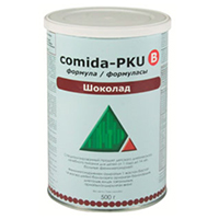 Комида-PKU B формула Шоколад продукт детского диетического лечебного питания 500г фото