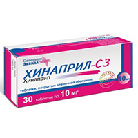 Хинаприл-СЗ таблетки 10мг фото