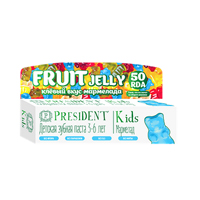 Детская зубная паста &quot;ПрезиДЕНТ&quot; Kids 3-6 лет Fruit Jelly со вкусом мармелада 50мл фото