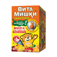 ВитаМишки Multi+йод+холин пастилки жевательные 2500мг фото