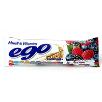 Батончик мюсли &quot;Ego&quot; Лесные ягоды с кальцием и витаминами в йогуртовой глазури 25г фото
