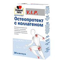 Доппельгерц V.I.P. &quot;Остеопротект с коллагеном&quot; капсулы 1197мг фото