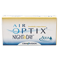 Линзы контактные &quot;Air Optix Night &amp; Day Aqua&quot; 8.4 (-1.75) фото