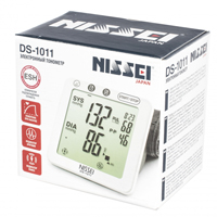 Прибор для измерения артериального давления и частоты пульса (тонометр) &quot;Nissei&quot; DS-1011 цифровой автоматический на плечо фото