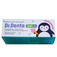 Зубная паста &quot;Dr.Dente&quot; Kids для детей от 3 до 8 лет &quot;Мороженое&quot; 65г фото