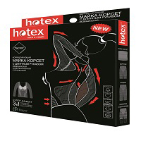 Майка-корсет &quot;Hotex&quot; с длинным рукавом цвет черный фото