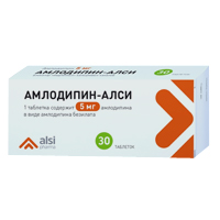 Амлодипин-АЛСИ таблетки 5мг фото