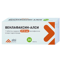 Венлафаксин-АЛСИ таблетки 37.5мг фото