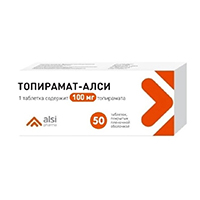 Топирамат-АЛСИ таблетки 100мг фото