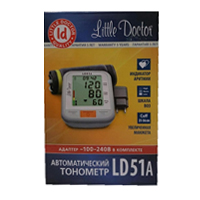 Прибор для измерения артериального давления и частоты пульса (тонометр) &quot;Little Doctor&quot; цифровой LD51A фото