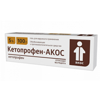 Кетопрофен-АКОС гель 5% 100г фото