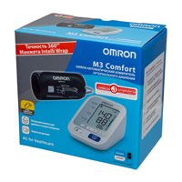 Измеритель артериального давления и частоты пульса (тонометр) &quot;OMRON&quot; автоматический M3 Comfort (HEM-7134-ALRU) с адаптером фото