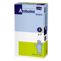Перчатки &quot;Matopat&quot; Ambulex Nitryl нитриловые смотровые S фото