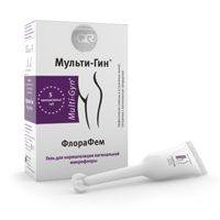 Мульти-Гин ФлораФем гель для нормализации вагинальной микрофлоры 5мл фото
