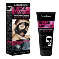 Маска-пленка &quot;Compliment&quot; Black Mask Co-Enzymes для лица 80мл фото