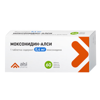 Моксонидин-Алси таблетки 0,4мг фото