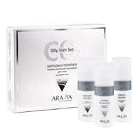 Набор косметический &quot;Aravia Professional&quot; Oily Skin Set Карбокситерапия для жирной кожи фото