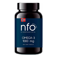 Norwegian Fish Oil Омега-3 1000мг &quot;NFO&quot; капсулы массой 1450мг фото