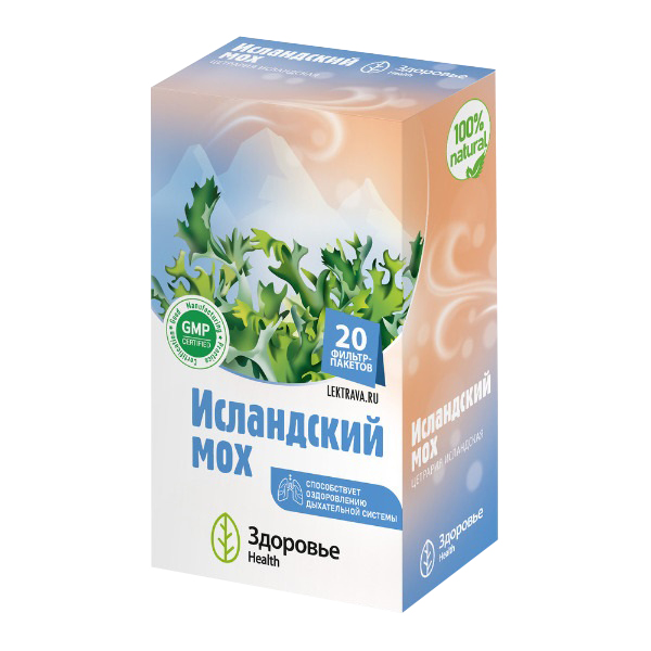 Здоровье (Health) &quot;Исландский мох (цетрария исландская)&quot; чай 1,5г фото