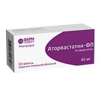 Аторвастатин-ФП таблетки 40мг фото