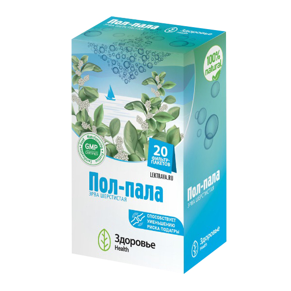 Здоровье (Health) &quot;Пол-Пала (эрва шерстистая)&quot; чай 1,5г фото