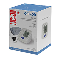 Измеритель артериального давления и частоты пульса (тонометр) &quot;OMRON&quot; автоматический M2 Eco (HEM-7126-ARU) с адаптером фото